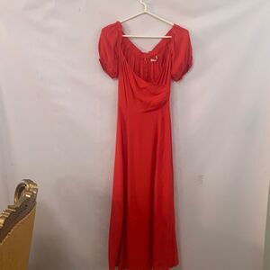 REFORMATION RED DRESS SIZE 0‎